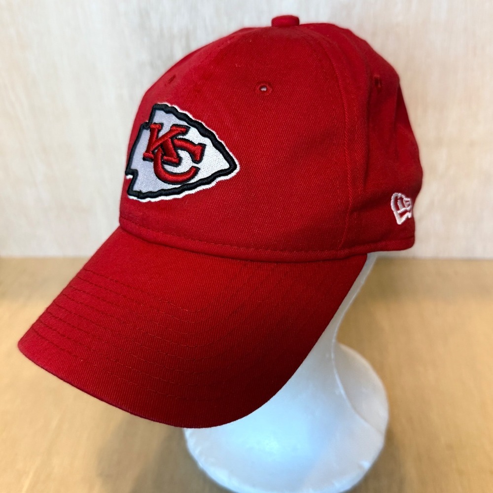 New Era Women OS Red Kansas City Chiefs 9FORTY Adjustable Hat NFL Football Cap